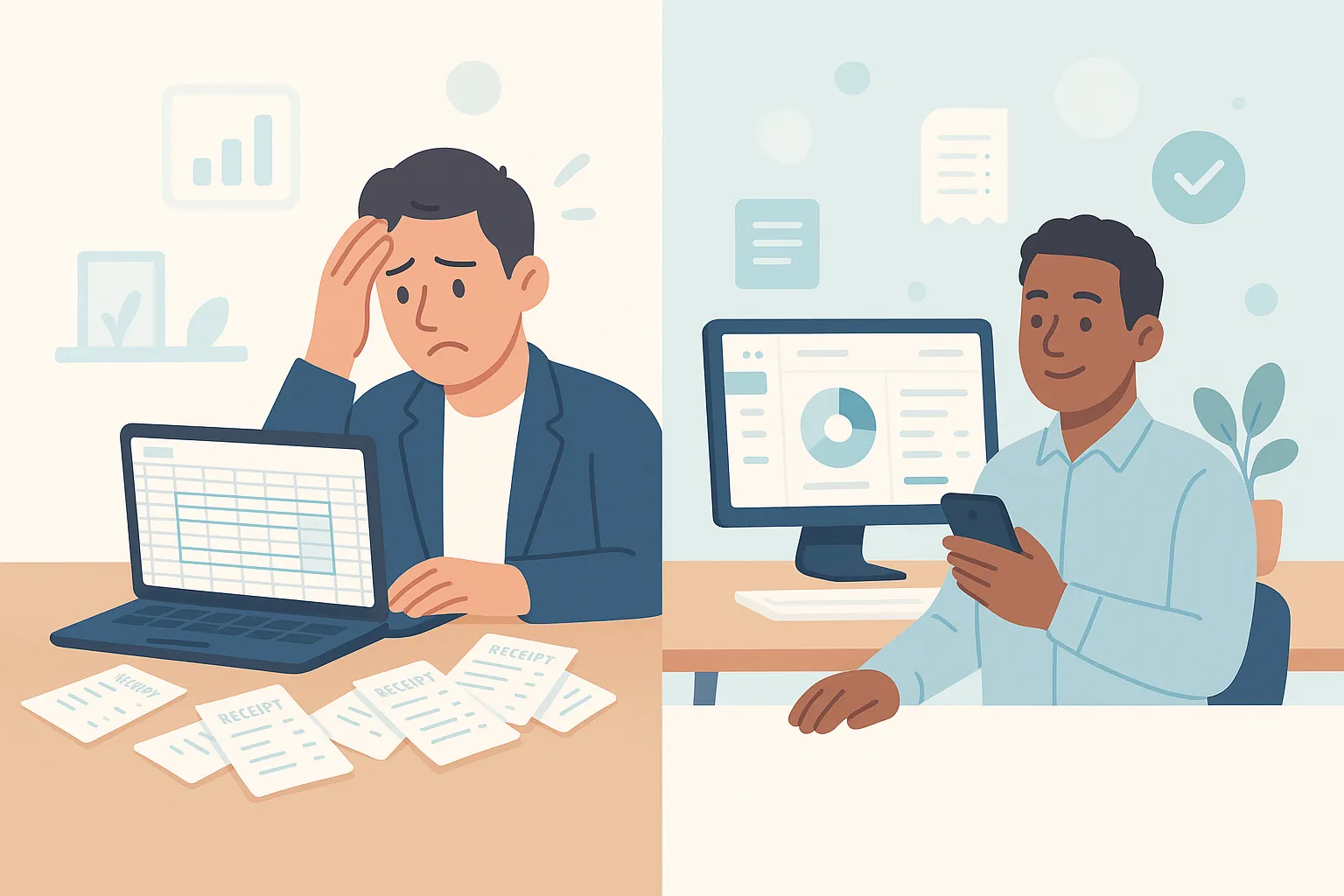 Excel vs Logiciel de notes de frais